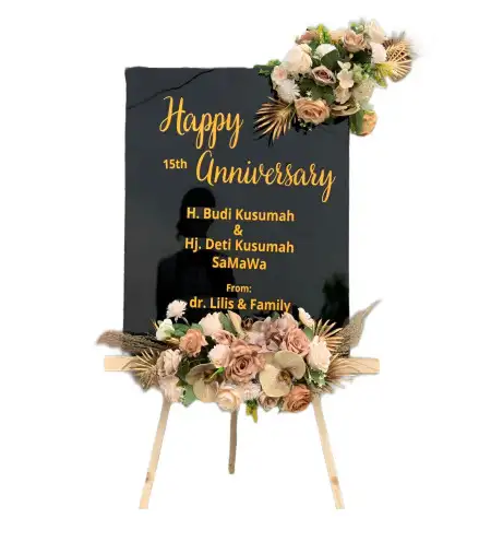 Papan Bunga Akrilik Tuntang