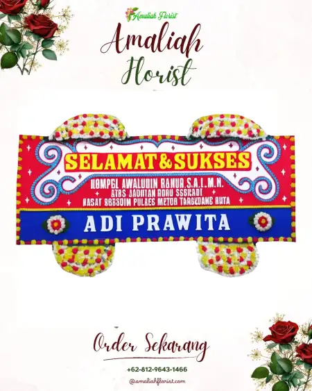 Papan Bunga Ucapan Selamat Tuntang
