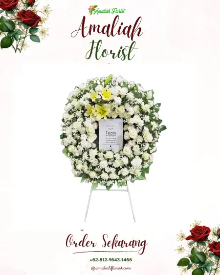 Krans Bunga Duka Tuntang